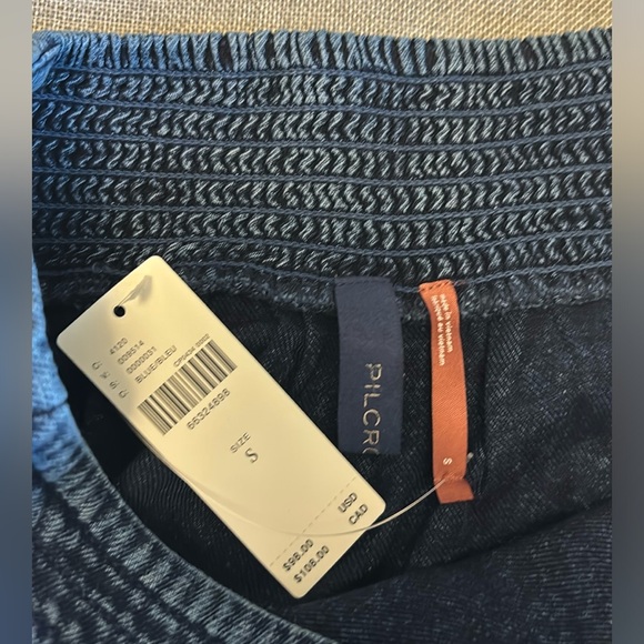 NWT!  ANTHROPOLOGIE skirt with ruffles, Sz S. - Picture 4 of 9